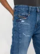 Diesel ripped-detail cropped jeans