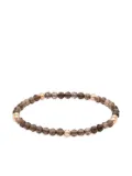 Anil Arjandas quartz-embellished beaded bracelet - Brown
