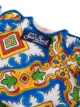 Image 2 of Mc2 Saint Barth Kids Barcelona tile-print bikini set