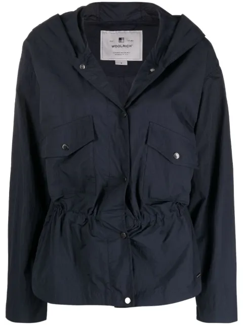 Woolrich hooded drawstring jacket