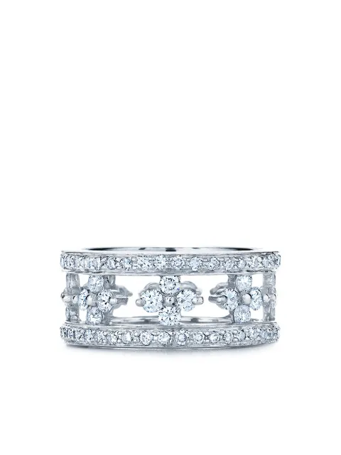 KWIAT 18kt white gold diamond Jasmine eternity ring