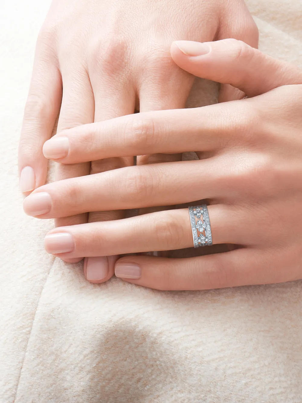  Kwiat 18kt Weißgoldring   Silber 