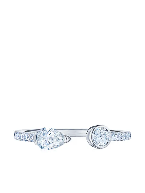 KWIAT 18kt white gold diamond Eclipse open ring