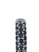 KWIAT 18kt white gold petite Moonlight pavé black diamond hoop earrings