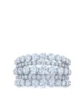 KWIAT 18kt white gold Lyric five row diamond ring - Silver