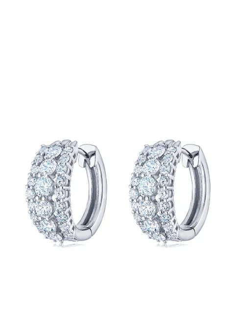 KWIAT Orecchini Lyric in oro bianco 18kt e diamanti