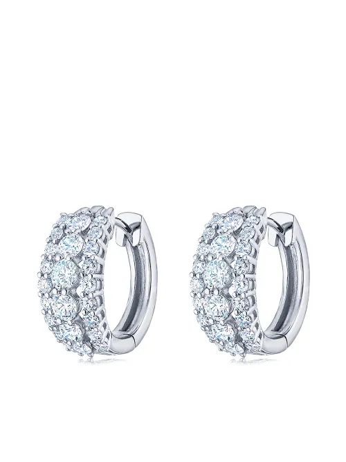 Boucles d'oreille Lyric en or blanc 18ct ornées de diamants - KWIAT - Modalova