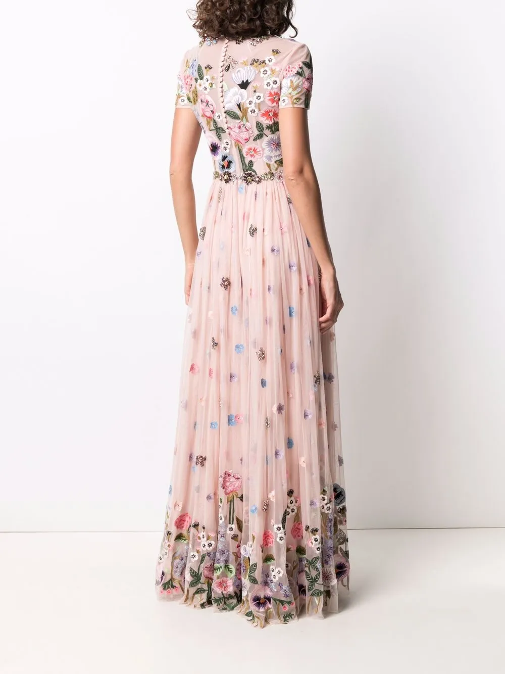 фото Jenny packham платье с цветочной вышивкой