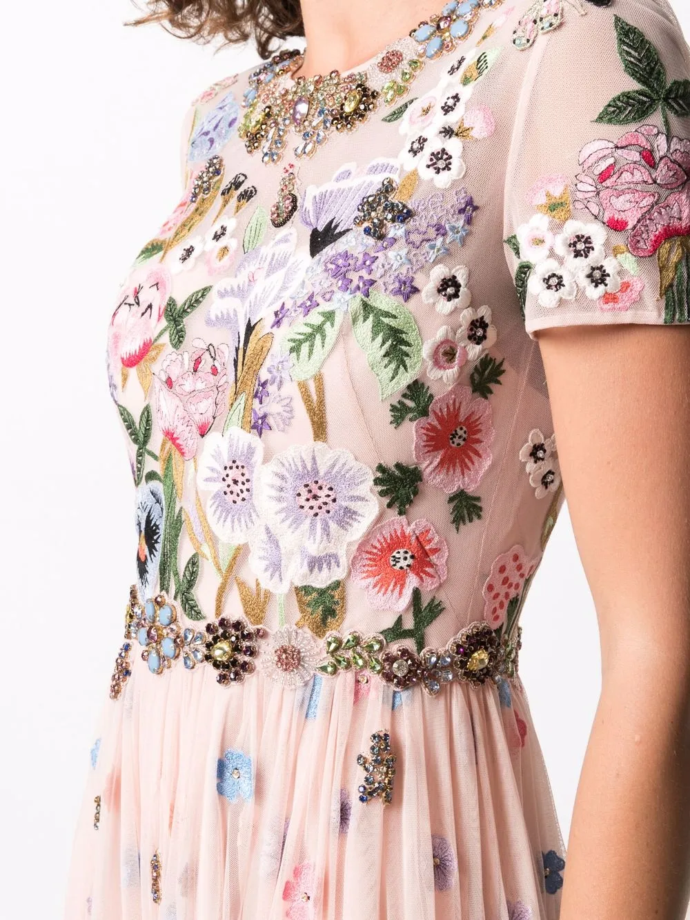 фото Jenny packham платье с цветочной вышивкой
