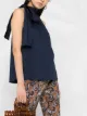 Michael Michael Kors bow-detail halterneck top