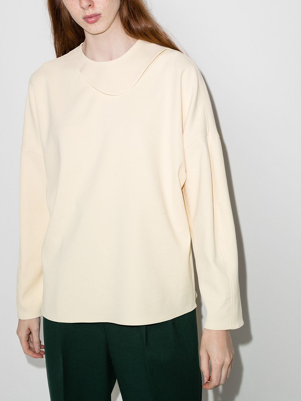 Tibi Uitgesneden top - Beige