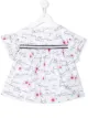 Image 1 of Monnalisa floral logo print top