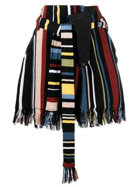 AMBUSH Gestreifte Shorts