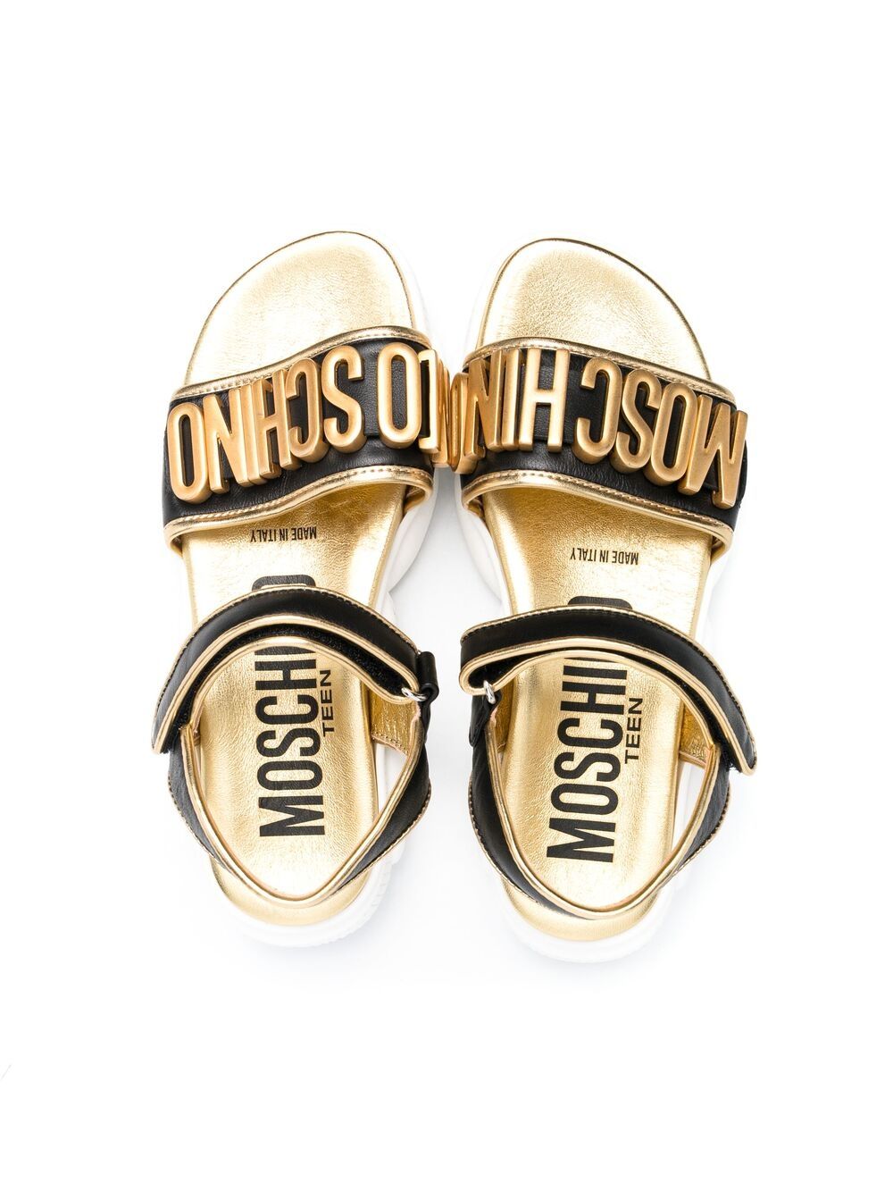 фото Moschino kids сандалии с логотипом