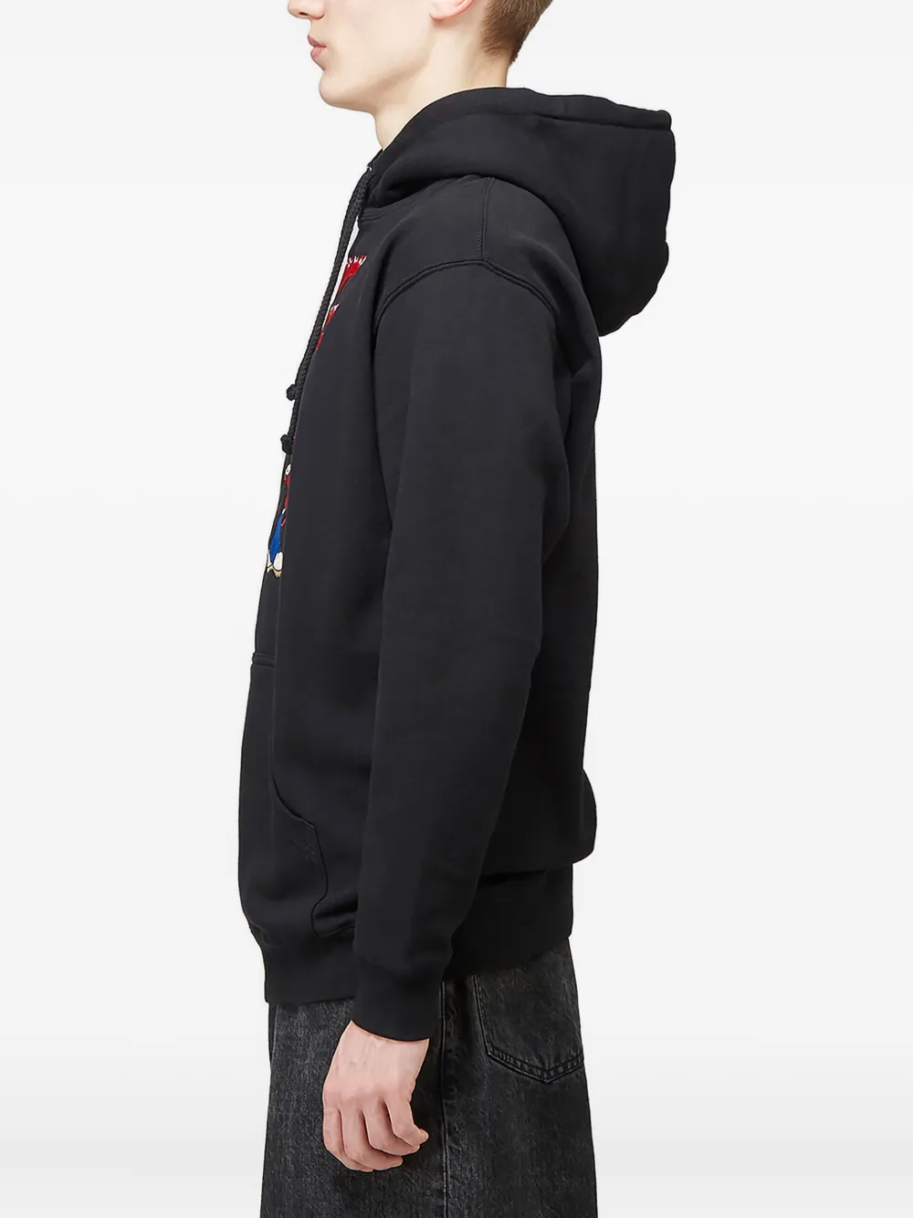Saintwoods Little Devils Printed Hoodie In Blue