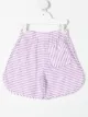 Image 2 of Brunello Cucinelli Kids striped high-waisted shorts