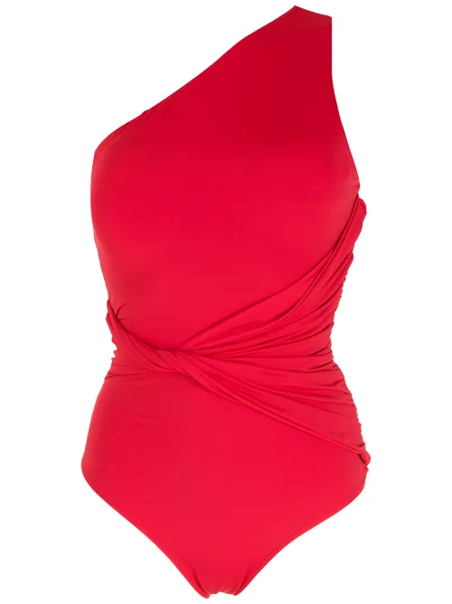 Maillot de bain à design asymétrique à une épaule - Brigitte - Modalova