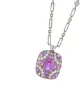 KWIAT 18kt white gold diamond sapphire vintage Argyle pendant