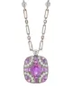 Image 1 of KWIAT 18kt white gold diamond sapphire vintage Argyle pendant