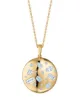 Image 1 of KWIAT 18kt yellow gold diamond Cobblestone round pendant