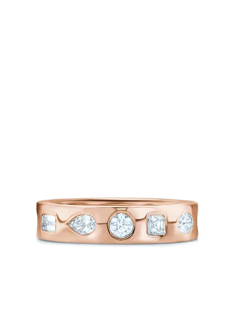 KWIAT 18kt rose gold diamond stackable ring