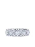 KWIAT 18kt white gold Splendor diamond filigree band ring - Silver