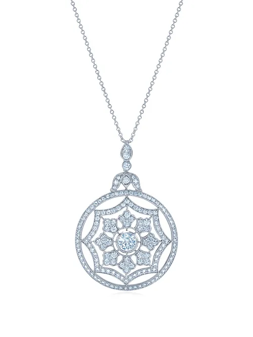 Collier Splendor en or blanc 18ct à pendentif serti de diamants - KWIAT - Modalova