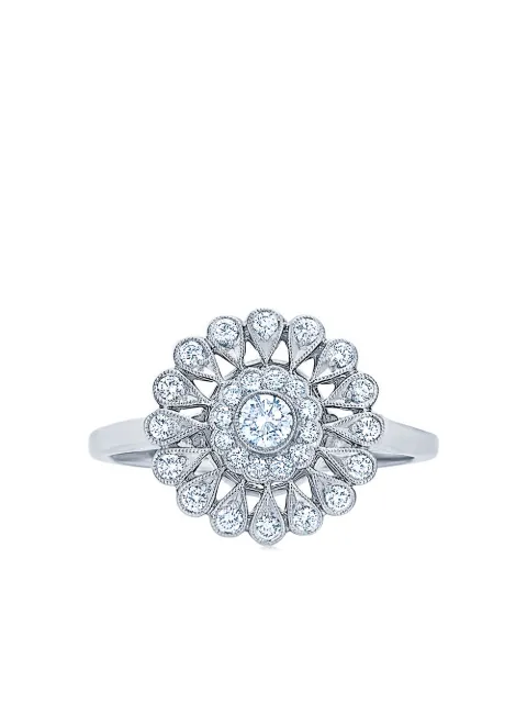KWIAT 18kt white gold Splendor Sunray diamond ring