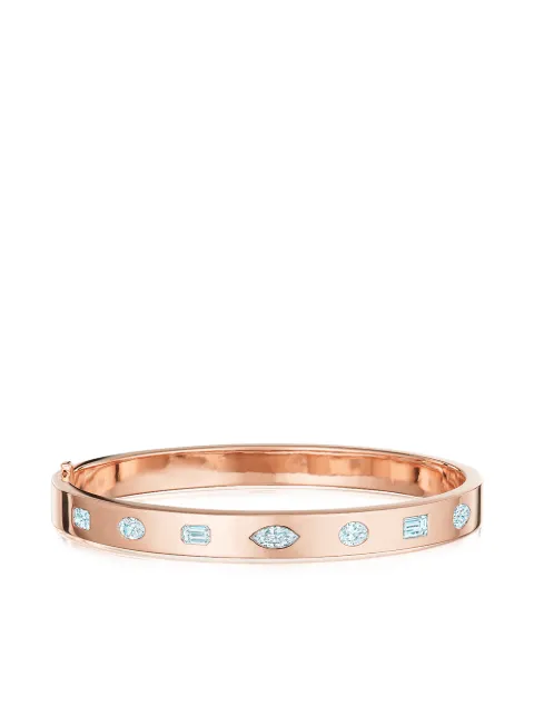 KWIAT 18kt rose gold fancy shape diamond stackable bangle