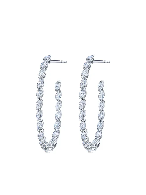 Boucles d'oreilles en or blanc 18ct ornées de diamants - KWIAT - Modalova