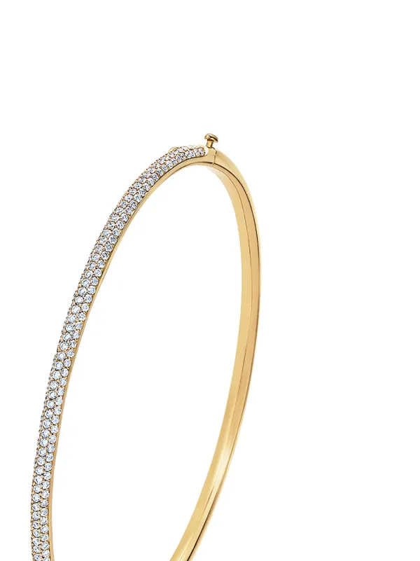 楽天市場】18金 バングル 18k ダイヤモンド ゴールド ダイヤ