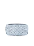 KWIAT 18kt white gold diamond Moonlight eight-row ring - Silver