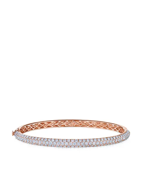 KWIAT 18kt rose gold diamond Moonlight medium bangle