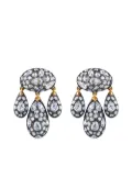 FRED LEIGHTON 18kt gold diamond Modern Girandole pendant earrings