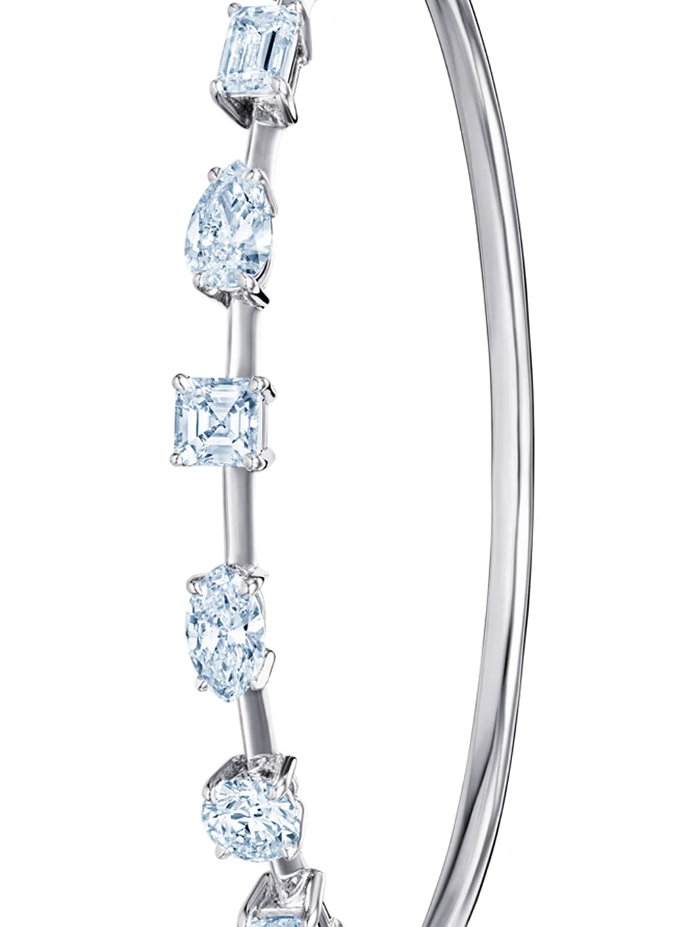 Kwiat 18kt Weißgoldarmreif Mit Diamanten   Silber 