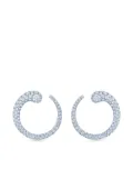 KWIAT 18kt white gold diamond Eclipse earrings - Silver