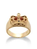 Dolce & Gabbana 18K yellow gold Royal jasper, ruby and sapphire ring