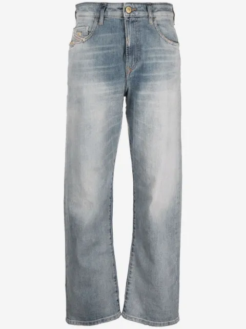 Diesel D-Reggy straight-leg crop jeans