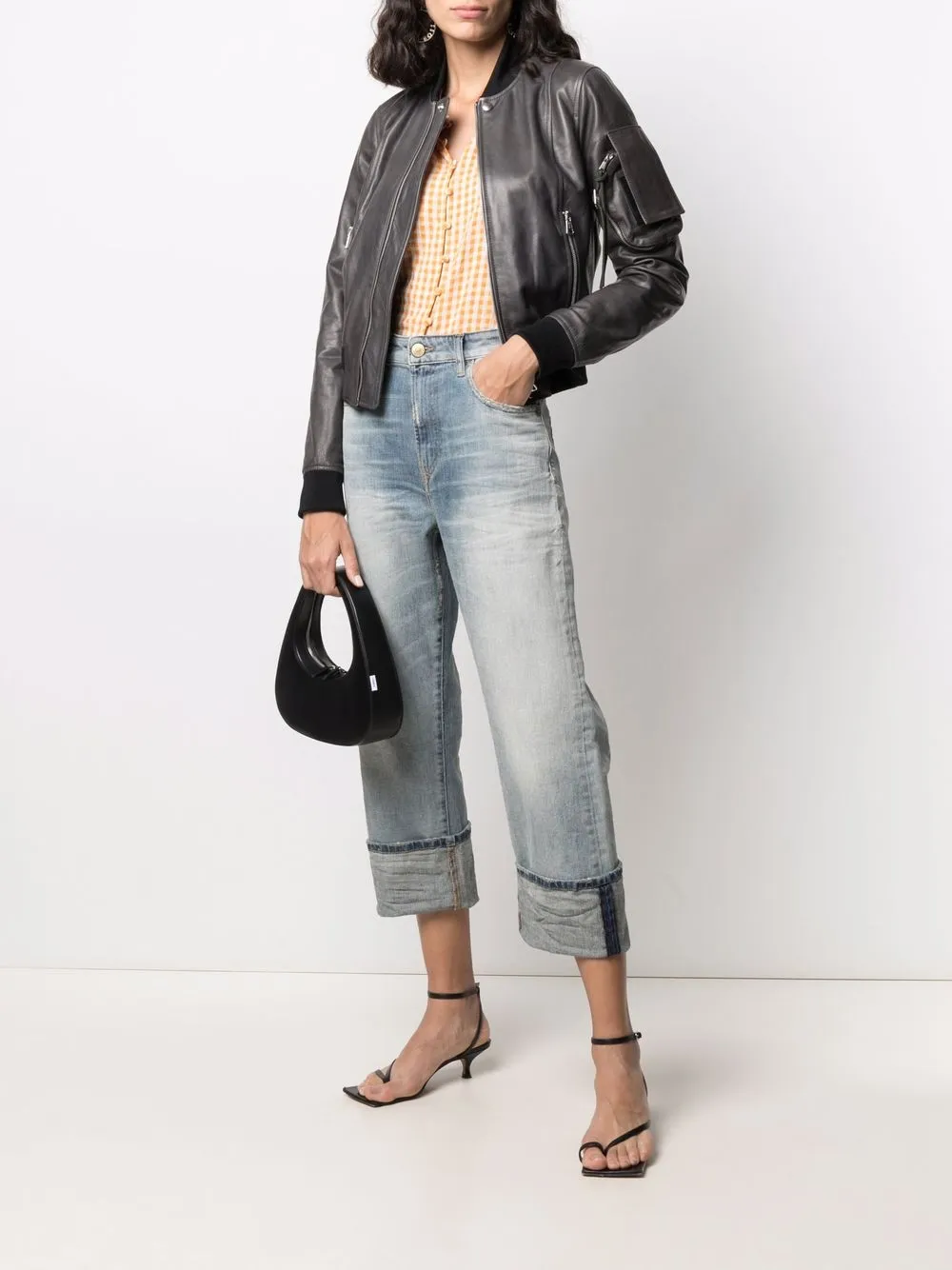  Diesel Gerade D Reggy Cropped Jeans   Blau 