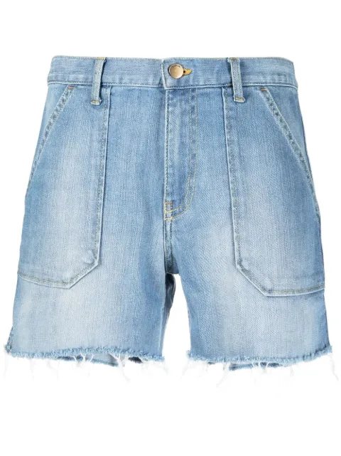 Ba&Sh Hoch sitzende Jeans-Shorts