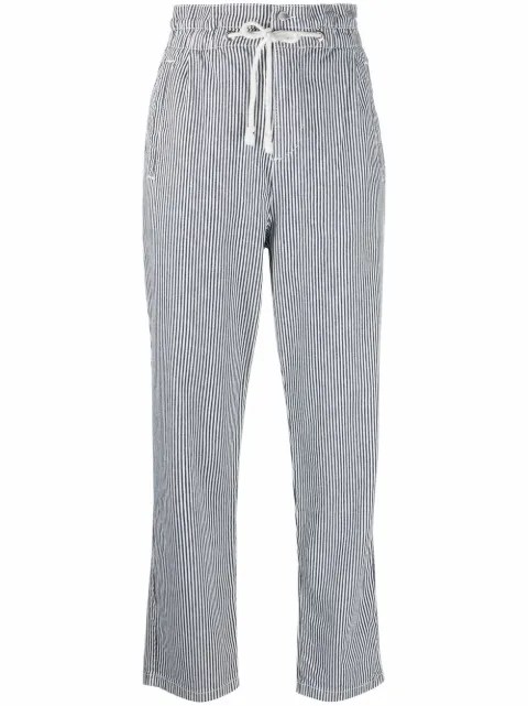 Ba&Sh Orsay striped straight-leg trousers