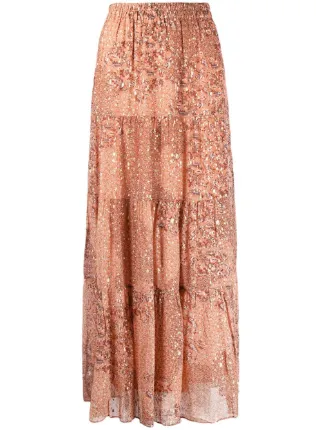 Ba\u0026Sh Obbie floral-print maxi skirt 