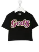 Image 1 of Gcds Kids glitter logo print T-shirt
