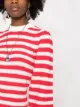 GANNI striped knitted jumper