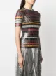 Paco Rabanne printed stretch-jersey ribbed T-shirt