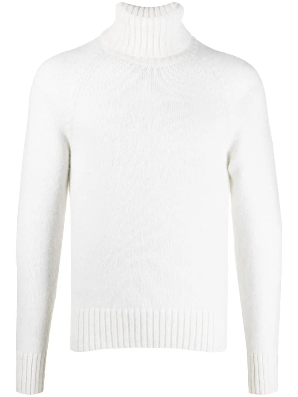 raglan-sleeve roll-neck jumper