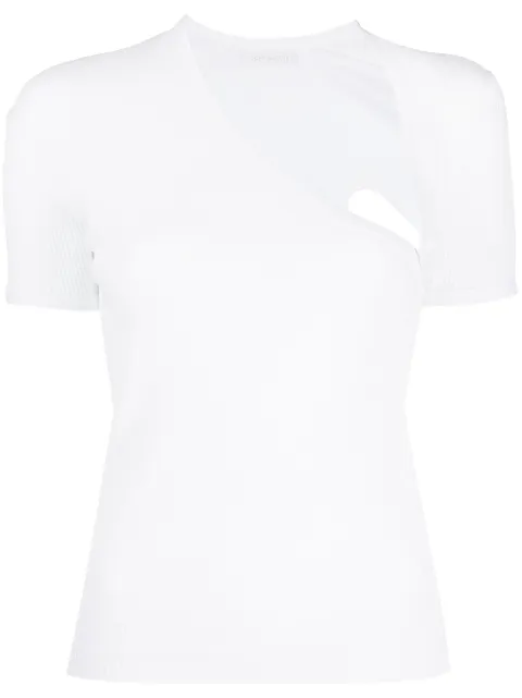 John Elliott asymmetrical neck T-shirt