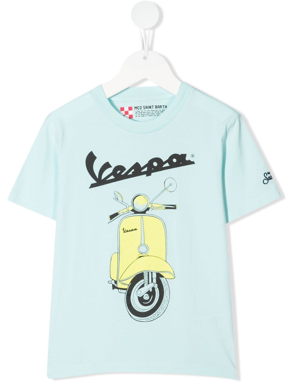 фото Mc2 saint barth kids футболка с принтом vespa