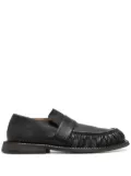 Marsèll Alluce grained leather loafers - Black