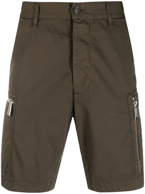 cargo shorts zip pockets